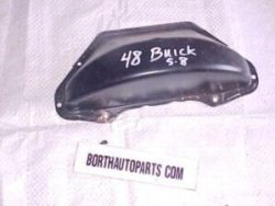 A 1948 Buick transmission inspection dust cover shield