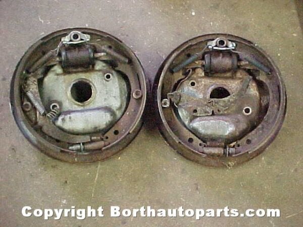 A 1964 Buick backing plates brake parts