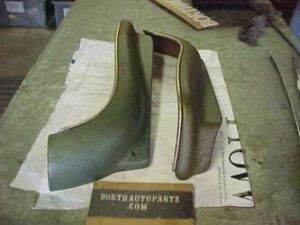 A 1966 Buick Riviera bench seat side aprons green