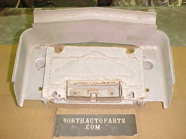 A 1969 Buick Electra rear license plater holder
