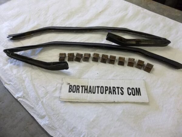 Sold 1965 Cadillac Coupe DeVille Tail Light Rubber Bumper Seal,Clips