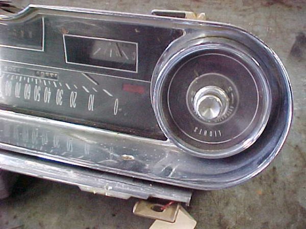 1965 Cadillac Speedometer,Clock,Light Switch,Bezel 103K - Image 4