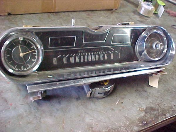 1965 Cadillac Speedometer,Clock,Light Switch,Bezel 103K - Image 2