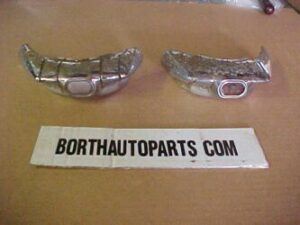 A 1950 Dodge Coronet tail light and lower trim