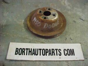 A 1950 Dodge Coronet water pump pulley