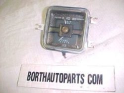 A 1950 Dodge Coronet fuel and oil pressure guages