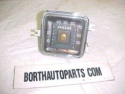 A 1950 Dodge Coronet speedometer