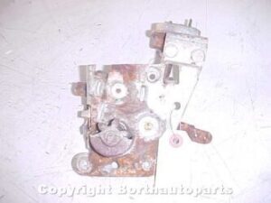 A 1961 Lincoln front door latch
