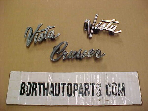 Oldsmobile Vista Cruiser Emblems Gm No.7663734