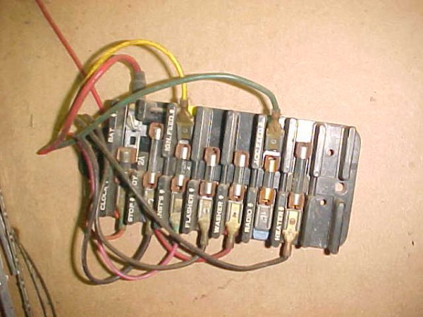 1956 Packard Executive Fuse Box Panel