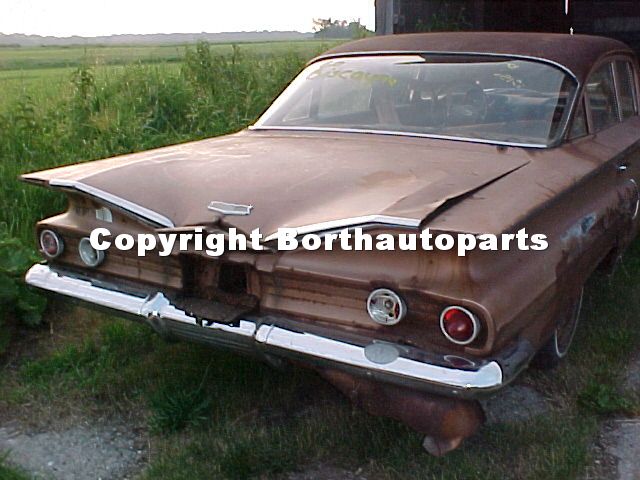1960 Chevy Biscayne 4 Dr 235 Engine Parts