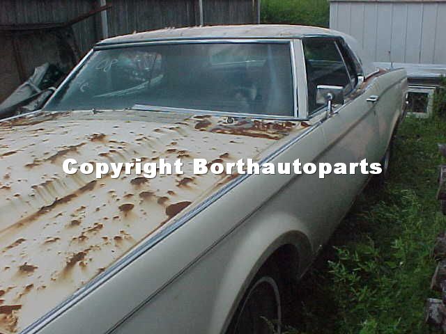 1969 Lincoln Continental Mark III 2 Dr 460 Car Parts