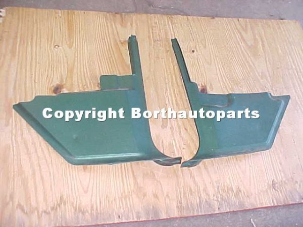 Sold 1977-79 Cougar Kick Panels Green No.D7OB-6502344-AWA-5