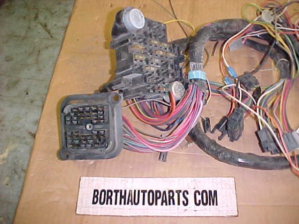 1979 El Camino Fuse Box Dash Wiring Harness