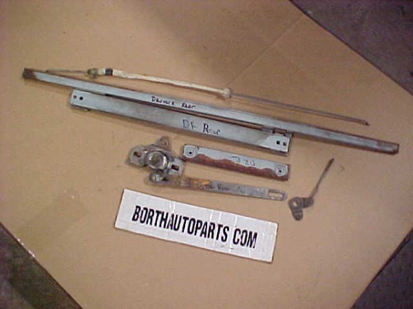 1948 Buick Sedan Rear Door Window Regulator Tracking Parts