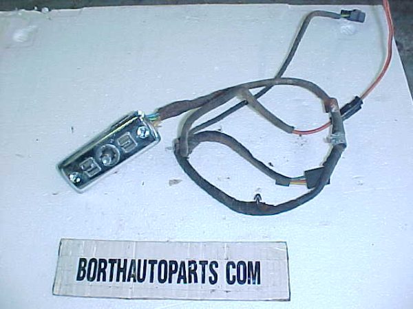 1968 Cadillac Power Bench Seat Switch Wire Harness 6 Way (NT)