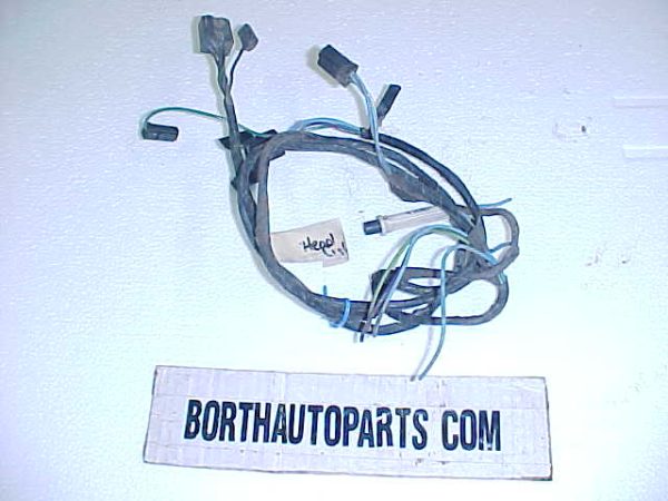 1968 Cadillac Head Lamp Wire Harness