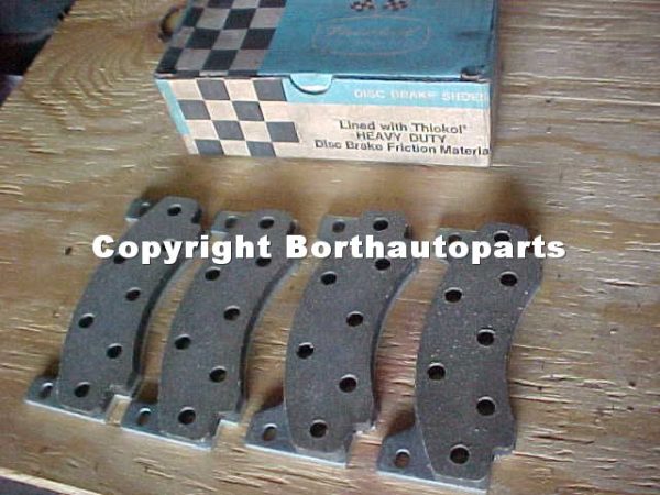 1970 79 Dodge Cornet Challenger Charger Cuda Fury Disc Brake Shoes