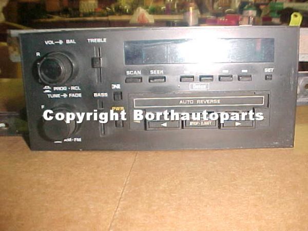 1989 Chevy S10 Blazer Radio Cassette No.16066325