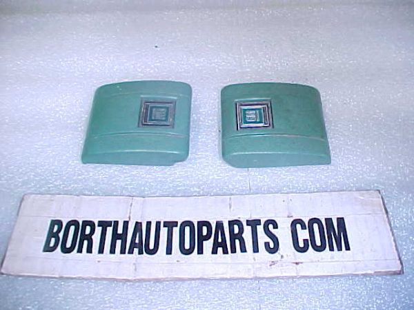 1969 Chevy Car Truck Seat Belt Buckles Green