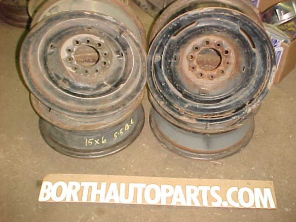 1949-52 Chrysler Steel Wheels 15x6