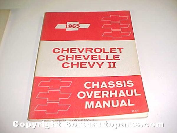 1965 Chevelle Chevy II Overhaul Manual