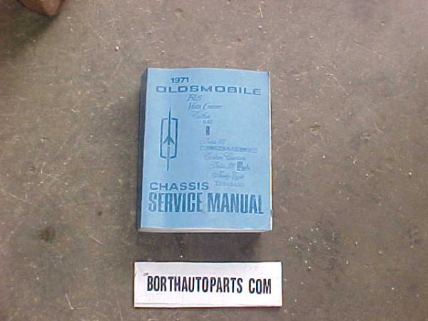 1971 Oldsmobile Chassis Service Manual