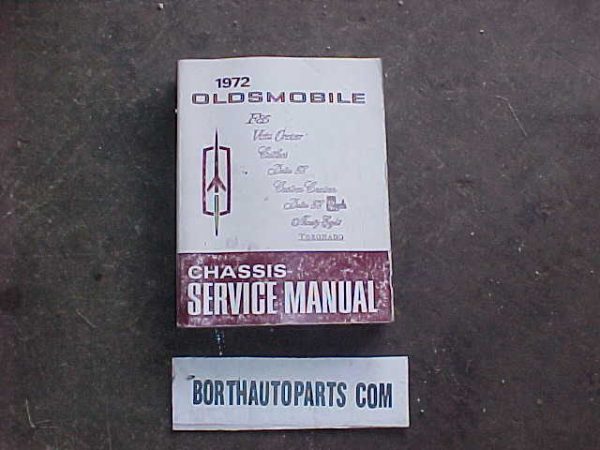 1972 Oldsmobile Chassis Service Manual