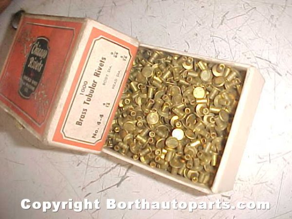 Chicago Brass Tubular Brake Lining Rivets No.4