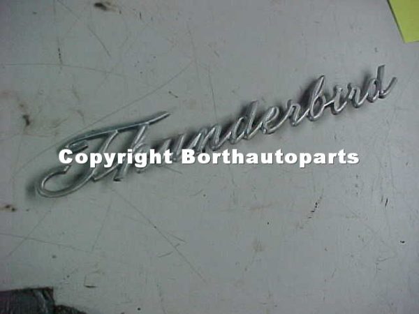 1966 Ford Thunderbird RH Rear Quarter Panel Emblem No.C5SB-63291A36-A