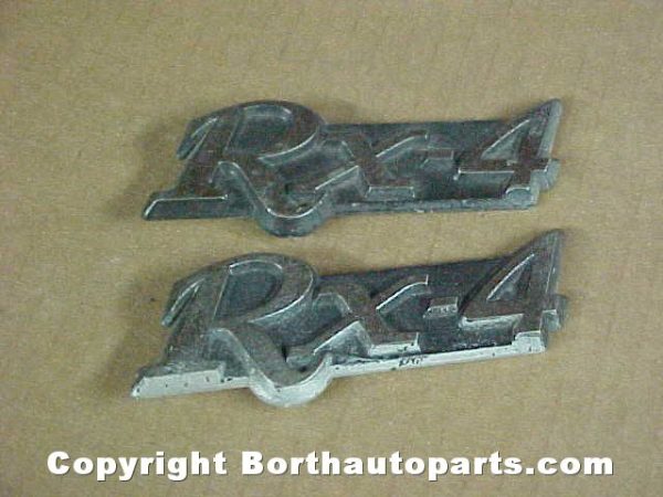 1972-74 RX-4 Mazda Emblems