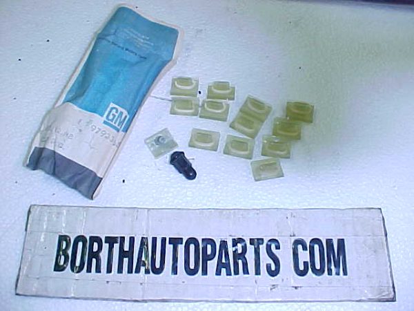 1969 Pontiac Catalina Executive Bonneville Trim Molding Clips Gm No.9793368 (NOS)