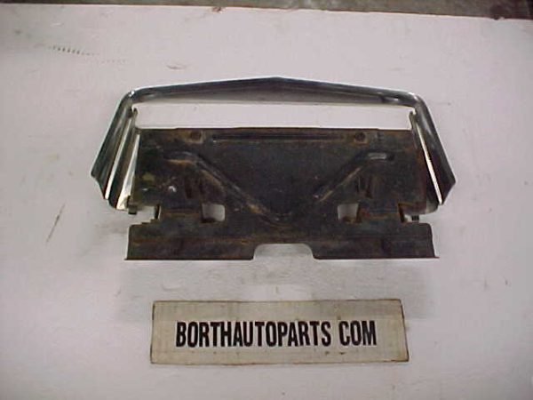 1968 Cadillac Rear Plate Holder and Trim