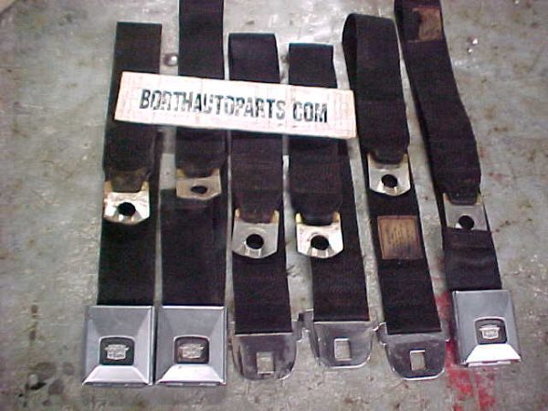 1968 Cadillac Seat Belts Rears